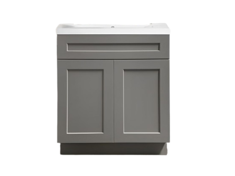 24" MDF Shaker Vanity (No Top)