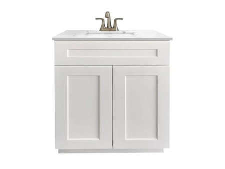 24" MDF Shaker Vanity (No Top)