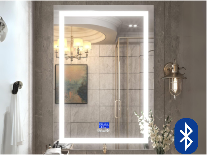 24" X 32" BLUETOOTH LED MIRROR
