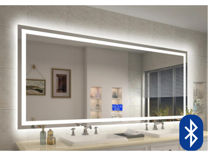 72" X 32" BLUETOOTH LED MIRROR