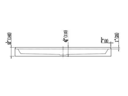 60" x 36" CENTRE Shower Base