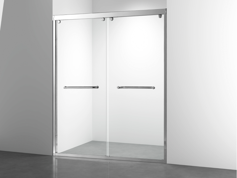 60" x 72" CHROME MUS-26 Framed Shower Door