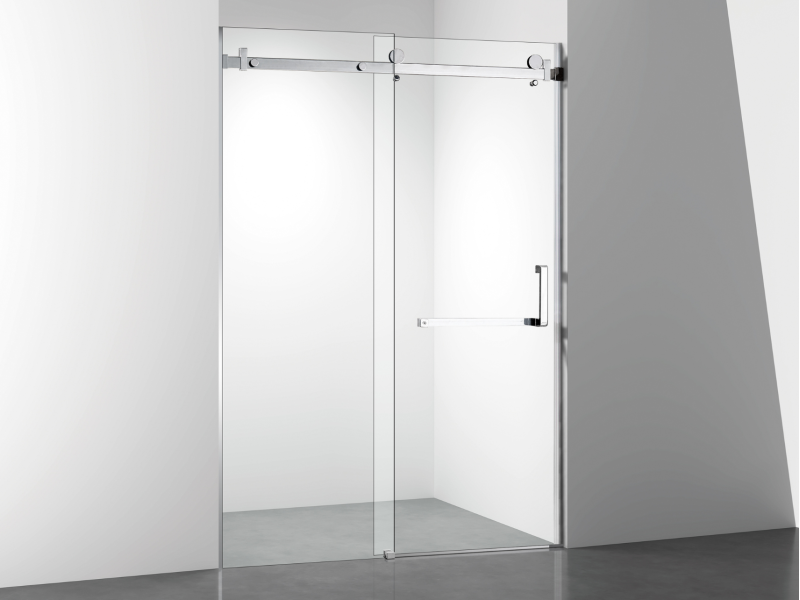 60" x 72" CHROME MUS-32 Frameless Shower Door