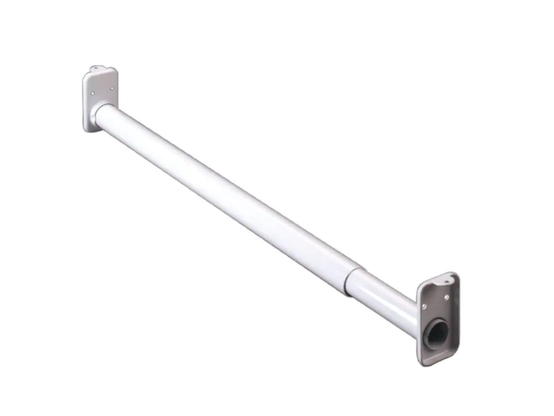 30"-48" (White) Adjustable Closet Rod