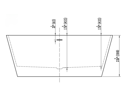 Square Freestanding Bathtub