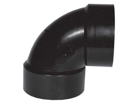 ABS 90° Elbow 4" - ASTM (600676)