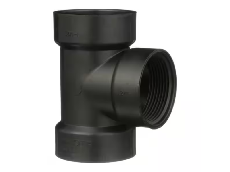 ABS CO Tee 1-1/2" without Plug (600213)