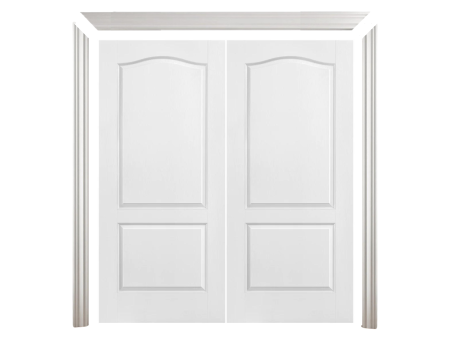 (40" x 80") 2 Panel Arch Double Door