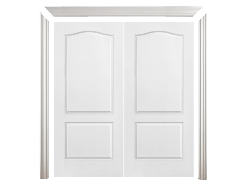 (52" x 80") 2 Panel Arch Double Door