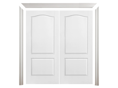 (64" x 80") 2 Panel Arch Double Door