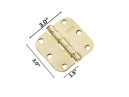 (Gold) Door Hinges 3" x 3"