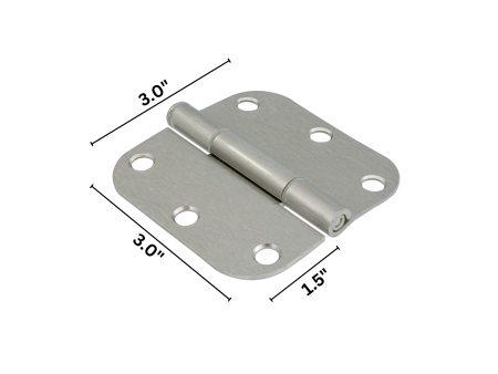 (Chrome) Door Hinges 3" x 3"