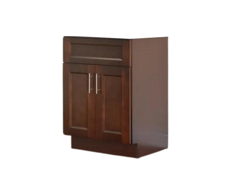 36" Solid Wood Shaker Vanity (No Top)